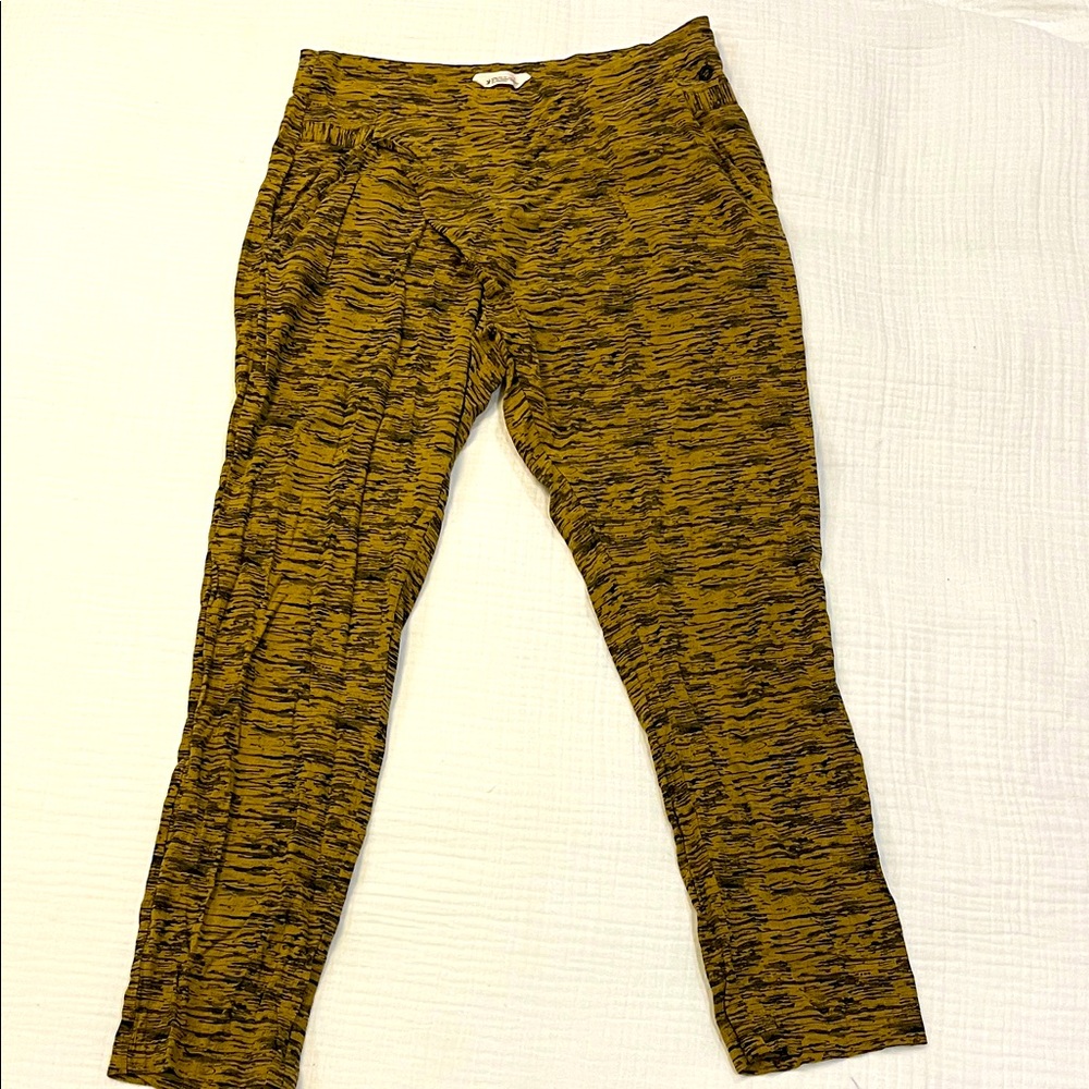 Skunkfunk Mustard and Black Textured Pants